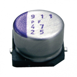 50SVPF10M, Polymer Capacitor 10 uF 50 VDC, Panasonic
