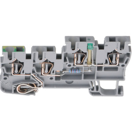 STIO 2,5/3-PE/B/L-LA24GN/O-M, Initiator terminal+PE LED green grey 0.08...2.5 mm2, Phoenix Contact