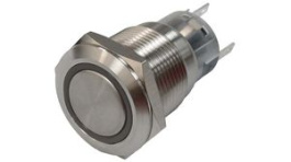 RND 210-00557, Anti-Vandal Push-Button Switch, Yellow, Latching Function, 19 mm, IP67, RND Components