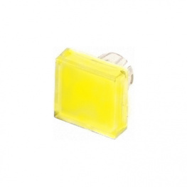 61-9321.4, Линза для кнопки; 22мм; 61; Цвет: желтый прозрачный; 15,3x15,3мм, EAO
