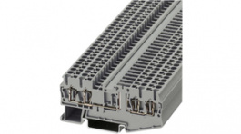 3038451, ST 2,5-QUATTRO-TG feed-through terminal block, 0.08...2.5 mm2 400 vac 20 a grey, Phoenix Contact