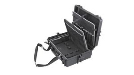 RND 600-00303, Watertight Case and Tool Storage System, 33.95l, 555x428x211mm, Polypropylene (PP), Black, RND Lab