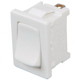 1801.6101, Rocker switch 1P 10 A 250 VAC, Marquardt