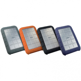 130752, Rugged silicone case, black/grey/blue, LaCie