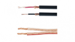 70040.00100 [100 м], Audio cable&nbsp;&nbsp; 2 x0.2 mm2 Black, Belden