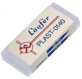 PLAST-0140, LAUFER plastic eraser 46 x 20 x 9 mm, Laufer