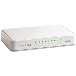 FS208-100PES, Switch 8x 10/100 - Desktop, NETGEAR