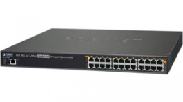 HPOE-1200G, Injector Hub, 12x RJ45 10/100/1000-12x RJ45 10/100/1000, Planet