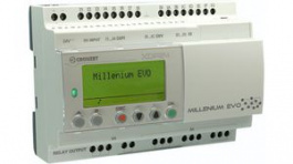 88975111, ПЛК; IN: 16; OUT: 8; OUT 1: реле; 24ВDC; DIN; Millenium Evo; IP20, Crouzet