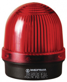 20010000, Continuous light, red, WERMA Signaltechnik