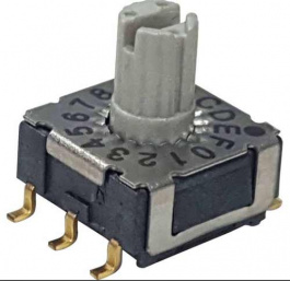 RND 210-00150, Rotary DIP switch HEX 3+3, RND Components