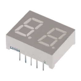 ELD515SURWA/S530-A3, 7-segment LED-display red 12.7 mm THT, Everlight