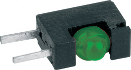 2698.8080, LED; в корпусе; зеленый; 2мм; Кол-во диод: 1; 20мА; 40°; 2,6?10мкд, Mentor