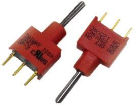 100A-WSP3-T1B4M2GE, Toggle Switch, On-Off-On, Solder-In Pins, Taiway