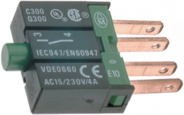 E10, Button switch element 1 Make Contact (NO), Eaton