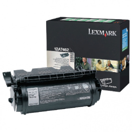 12A7462, High Capacity Toner, Black, high capacity 21 000, Lexmark