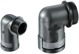 BVWD-P112GT-11, Угловой разъем 90°; Резьба: PG,внешняя; Oрукава: 12мм; полиамид 6, PMA AG (Cable protection)