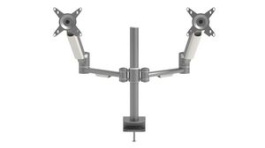 52.862, Viewmate Plus Adjustable Dual Monitor Arm 8kg 75x75/100x100 Silver, Dataflex