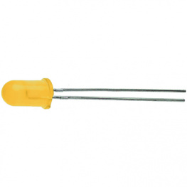 HLMP-3401-E00B2, LED; в корпусе; желтый; 5мм; Кол-во диод: 1; 10мА; 60°; 2?2,4В, Broadcom (Avago)