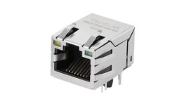 TMJG16470ADNL, Industrial Connector, 1G Base-T, RJ45, Socket, Right Angle, Ports - 1, Contacts - 8, Taoglas