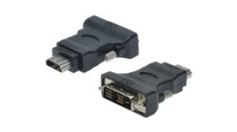 AK-320500-000-S, Adapter, DVI-D 18+1-Pin Plug - HDMI Socket, DIGITUS