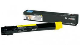 X950X2YG, Toner Cartridge, 22000 Sheets, Yellow, Lexmark