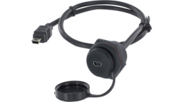 1310-1026-04, Кабель / адаптер; гнездо USB B mini, вилка mini USB B; 1310, Encitech Connectors