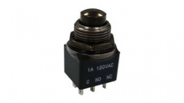 RND 210-00612, Sealed Pushbutton Switch, 2CO, ON-(ON), IP67, Soldering Lugs, RND Components