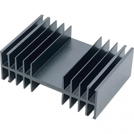 KS108-75E MKB, Heat sink 75 mm 1.8 K/W @ 45 W black anodised, Austerlitz