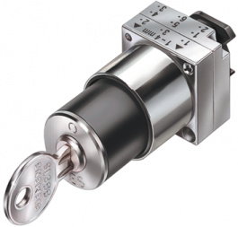 3SB3500-4QD01, Переключатель: поворотный с ключом; 1; 22мм; Подсвет: отсутствует, Siemens