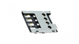 78646-3001, Memory Card Connector, Push / Pull, 6 Poles, Molex