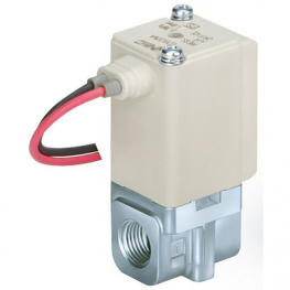 VDW22VAM, Solenoid Valve 24 VDC 133 Pa...0.4 MPa 2/2 Opener (N.C.), SMC PNEUMATICS