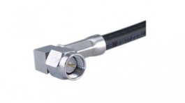 16 SMA-50-3-146/133 NE, RF Connector, SMA, Brass, Plug, Right Angle, 50Ohm, Solder Terminal, Crimp Terminal, Huber+Suhner