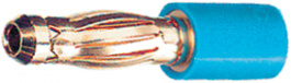 R4/2-A BLUE, Штекер адаптера ø 2 mm ø 4 mm синий, Staubli (former Multi-Contact )
