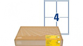 8017-300, Mailing Labels, Permanent, 99.1 x 139 mm, Zweckform