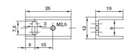 KL-109/25/SW, Радиатор: штампованный; U; TO220; черный; L: 25мм; W: 12мм; H: 15мм, Seifert electronic