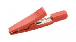 RND 350-00045, Alligator Clip, 2mm, Red 3A, RND Lab