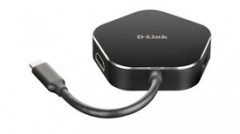 DUB-M420, Hub, USB 3.0, Black, D-Link