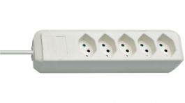 1157022, Eco-Line Power Strip, 2 m, White, Brennenstuhl