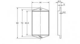 E39-RP1, Reflector Suitable for E39 Series Sensor, Omron