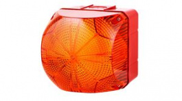 874161313, LED Signal Beacon, Continuous/Flashing, Orange, 240VAC, Wall Mount, QDS, Auer