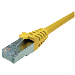 PB-SRT-45-01-GE, Patch cable RJ45 Cat.5e SF/UTP 0.3 m yellow, Maxxtro