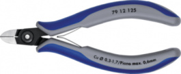 79 12 125, Щипцы; бокорезы, для резки, с малой фаской, Knipex