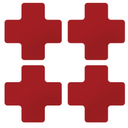 104466, Floor Corner Marks, Crosses PU=1 PAK, Brady