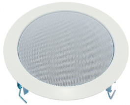 DL 18/1 (RAL 9016), 17 cm (6.5'') Hifi ceiling speaker-100V (RAL9016), 100 Hz, Visaton