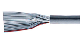 159-2890-974 [100 м], Round Flat Cable Unshielded 10x0.08 mm2, Amphenol