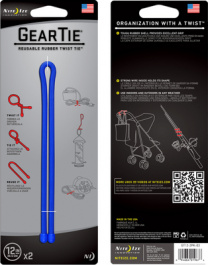 GEAR TIE 12-BLUE, Gear Tie 12" Blue, Nite Ize