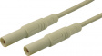 MLS GG 50/2.5 WEI / WHITE Safety test lead diam. 4 mm white 50 cm CAT III