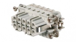 1650620000, Socket Insert, Size 2, 10 Poles, Screw, 250V, 16A, Weidmuller