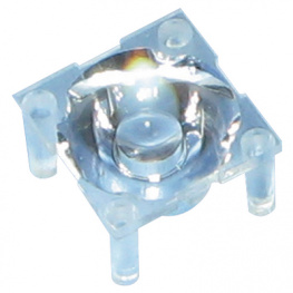 10412, LED lens medium Luxeon Rebel, Carclo Tech. Plastic